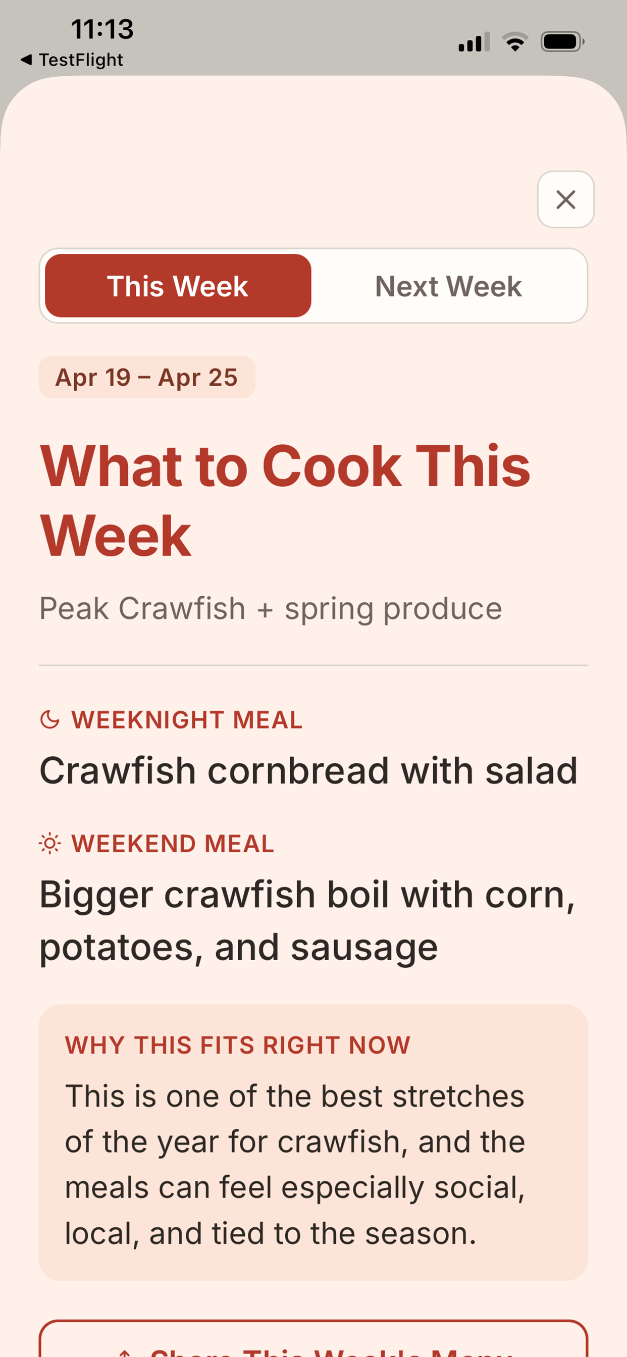 The Cajun Calendar screenshot 3