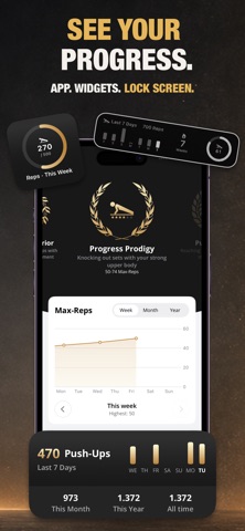 Push Up Counter GOLDEN PushUps Screenshot 5 of 9