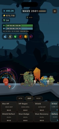 Idle Runner: Hero Idle RPG screenshot 1
