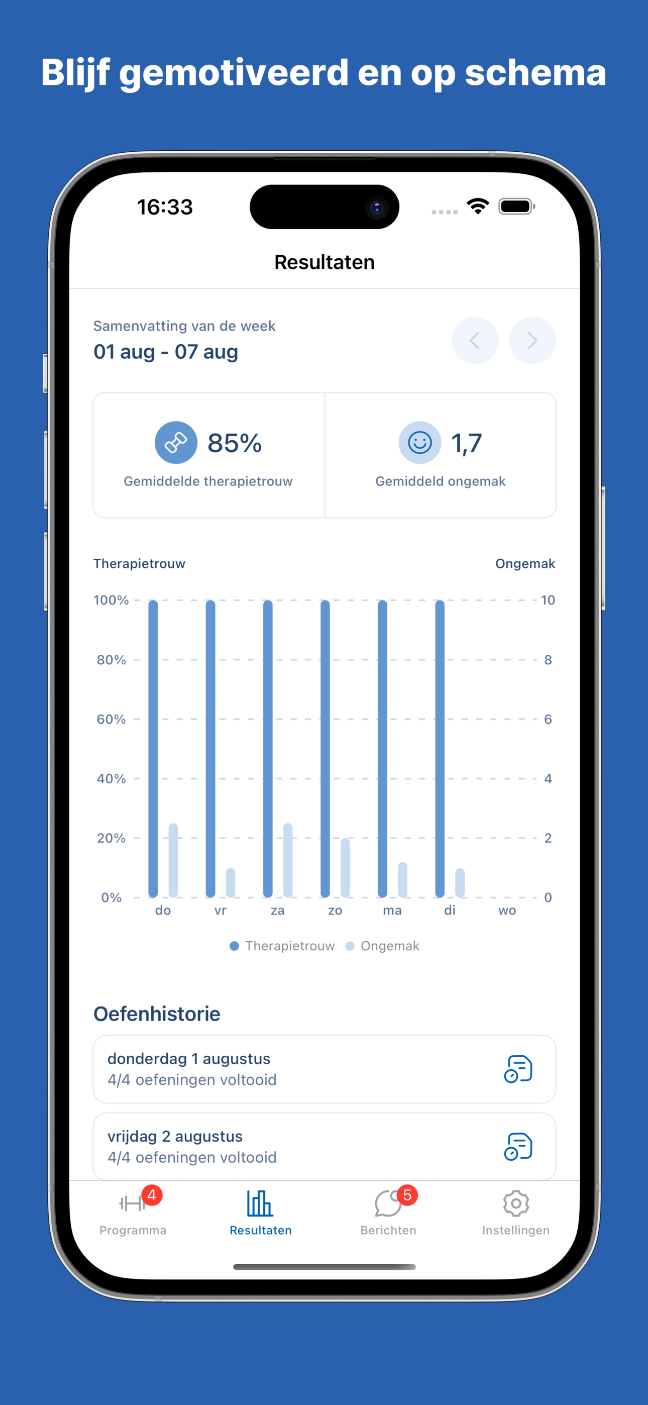 Fysioapp - online zelfhulp