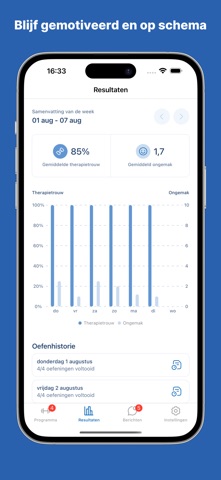 Fysioapp - online zelfhulp Screenshot 5 of 6