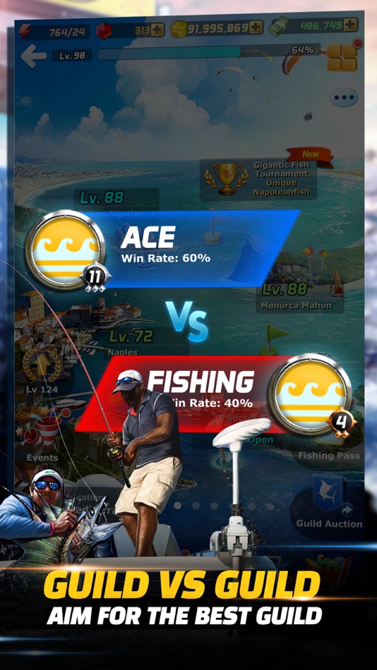 #7. Ace Fishing: Wild Catch (iOS) 由: Com2uS Corp.