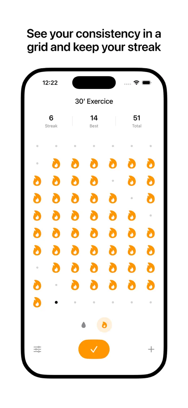 Screenshot #1 pour Habit Tracker - Mosaic