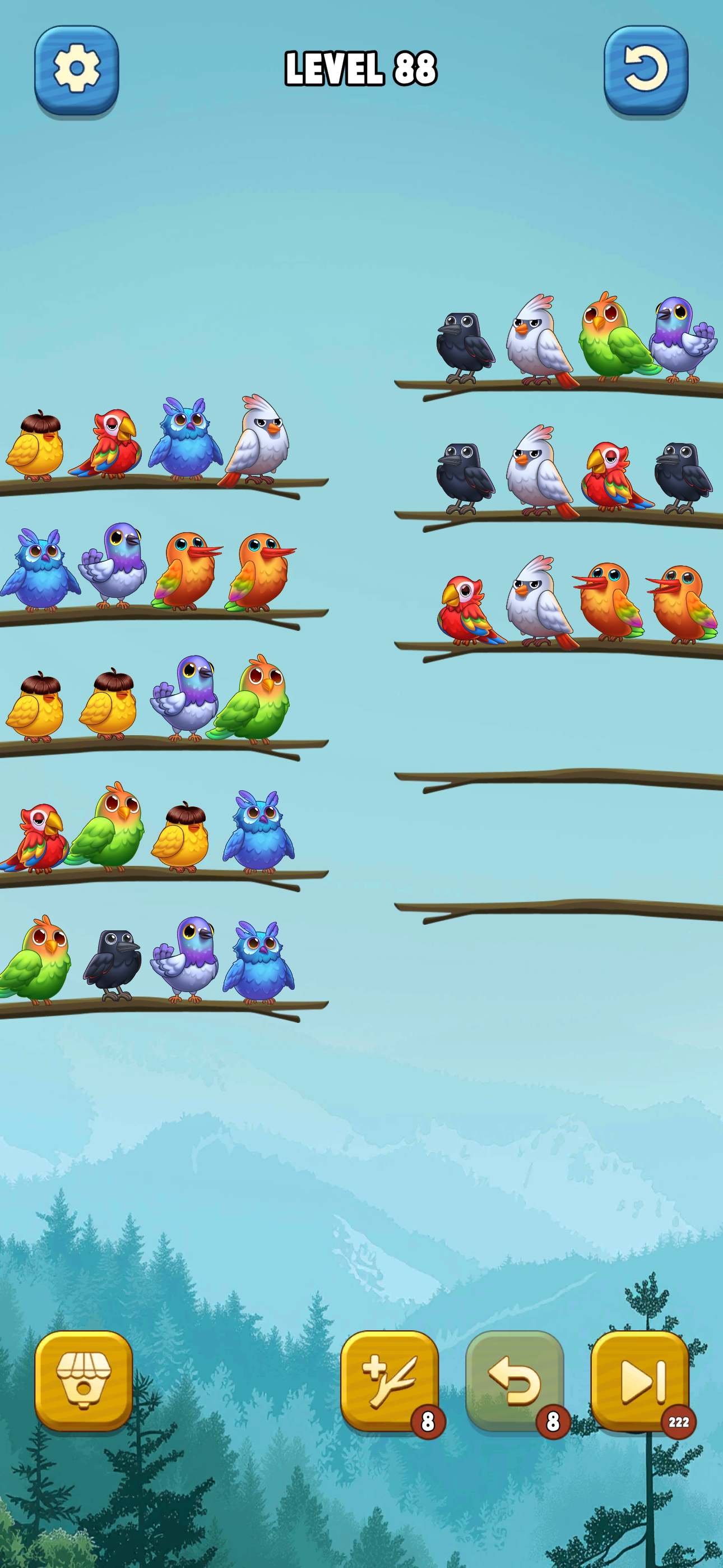 Jungle Bird Sort screenshot 4
