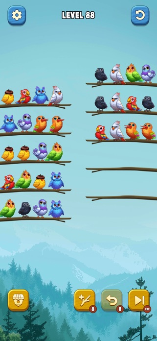 Jungle Bird Sort スクリーンショット3