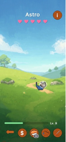 Kitten Fishing: Cozy Cove iPhone screenshot