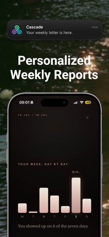 Cascade - Screen Time Control iPhone screenshot