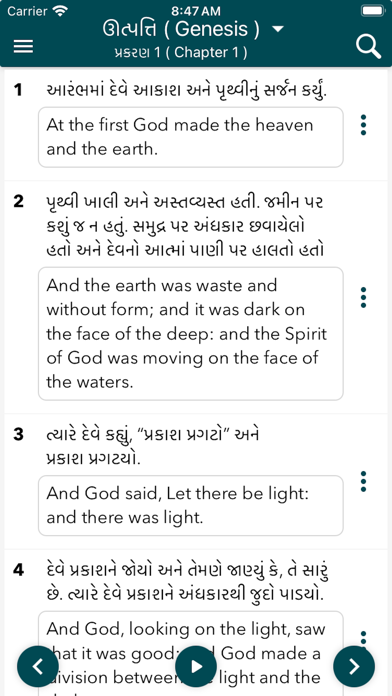 Holy Bible in Gujarati Screenshot