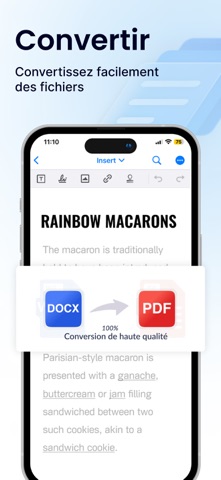 Éditeur Word: Docs et Docx iPhone screenshot 6
