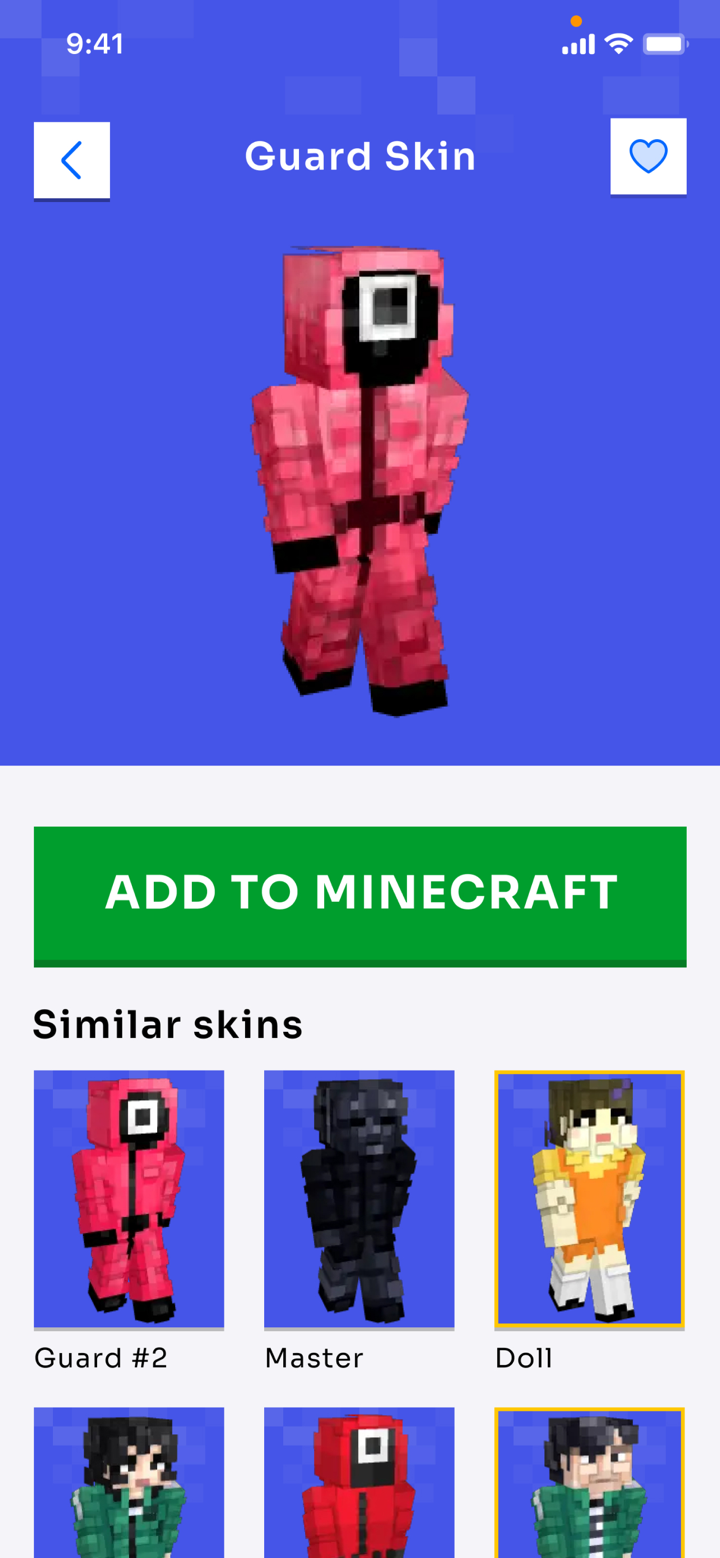 Skins Peles para Minecraft PE screenshot 4
