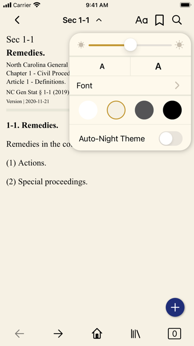 Screenshot #3 pour North Carolina General Statute
