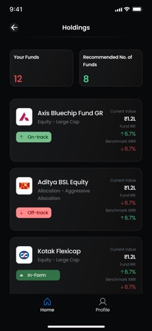 Wealth Tracker : MF Analysis screenshot