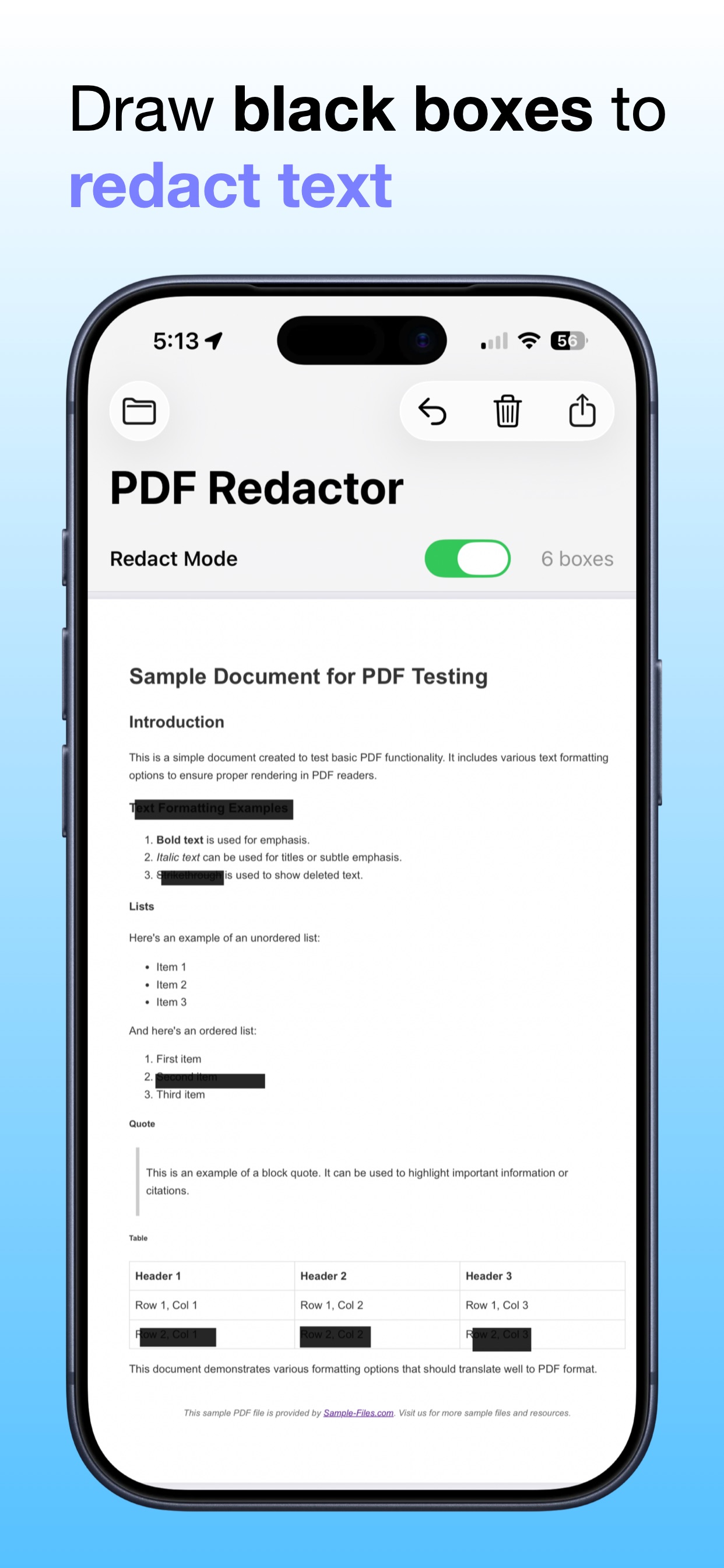 PDF Redactor screenshot 3