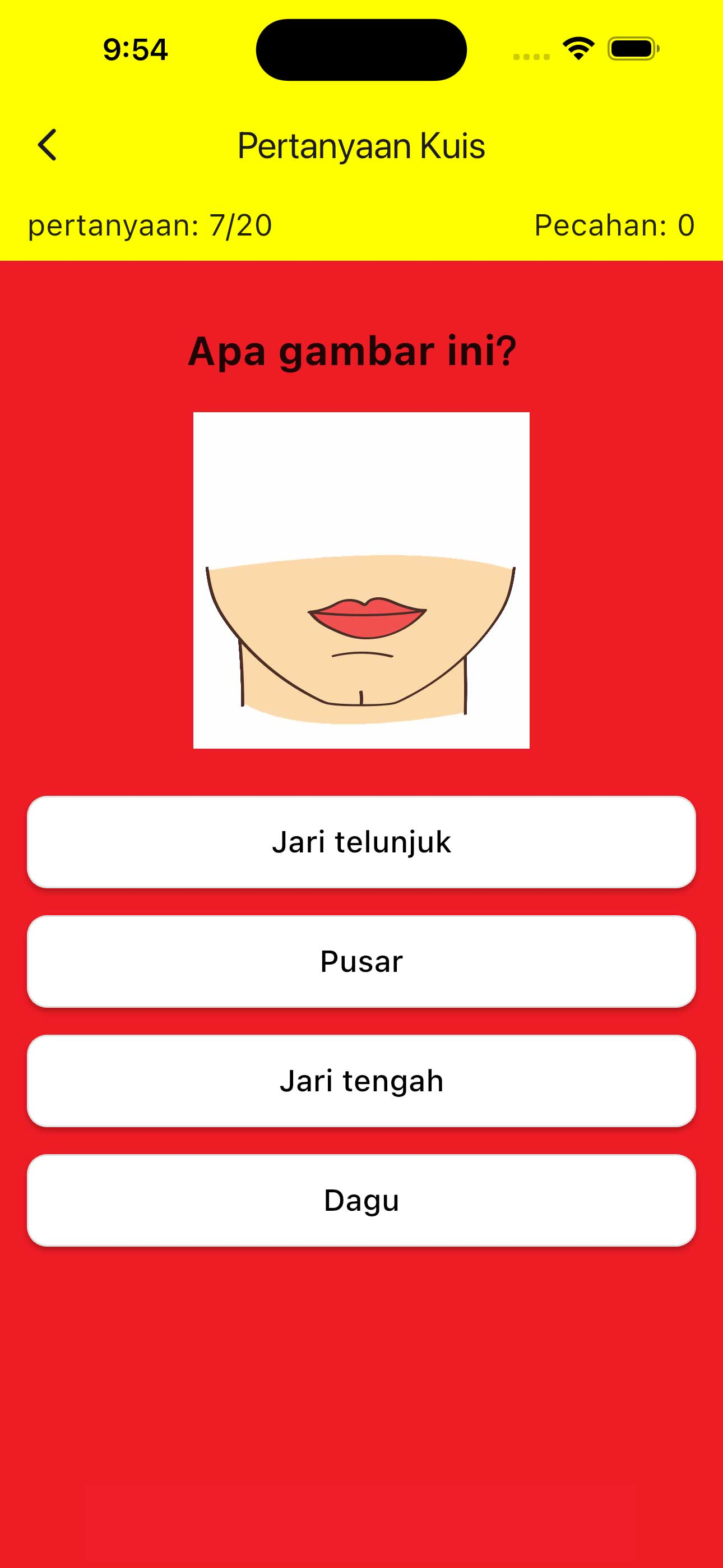 Learning Indonesian Body Parts screenshot 4