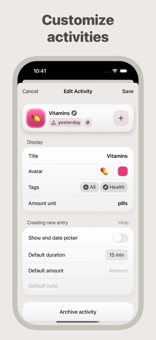 Activity Jot Screenshot 10 of 10
