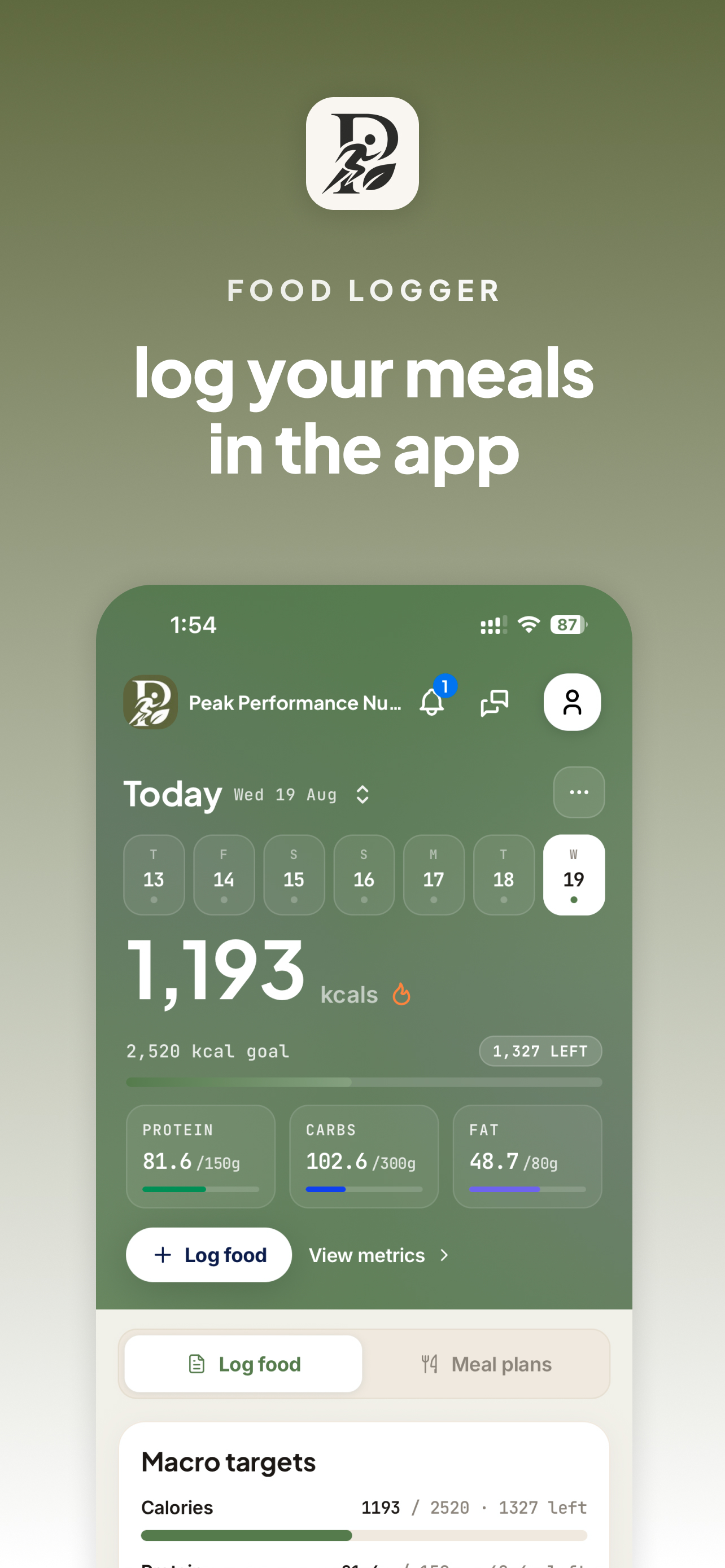 Peak Performance Nutrition screenshot 3