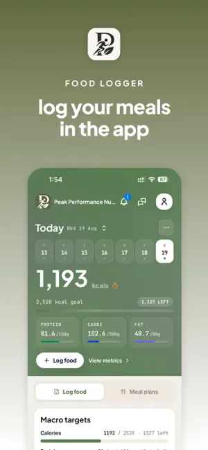 Peak Performance Nutrition screenshot 3