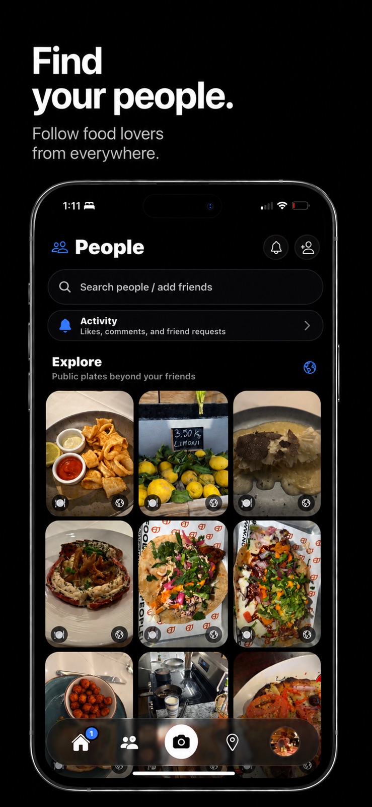 PlateIt: Food With Friends iphone screenshot 2