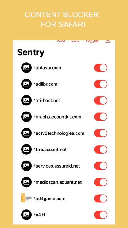 Sentry - Blocker for Safari.