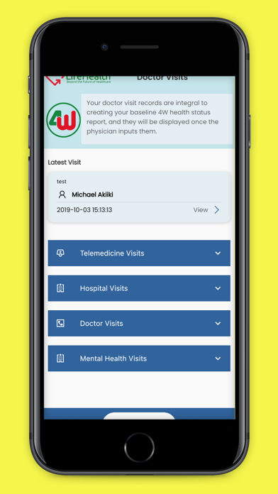 My LifeHealth Wallet iPhone screenshot 6 - Medical app