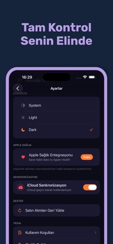 Streakly: Alışkanlık & Seri screenshot