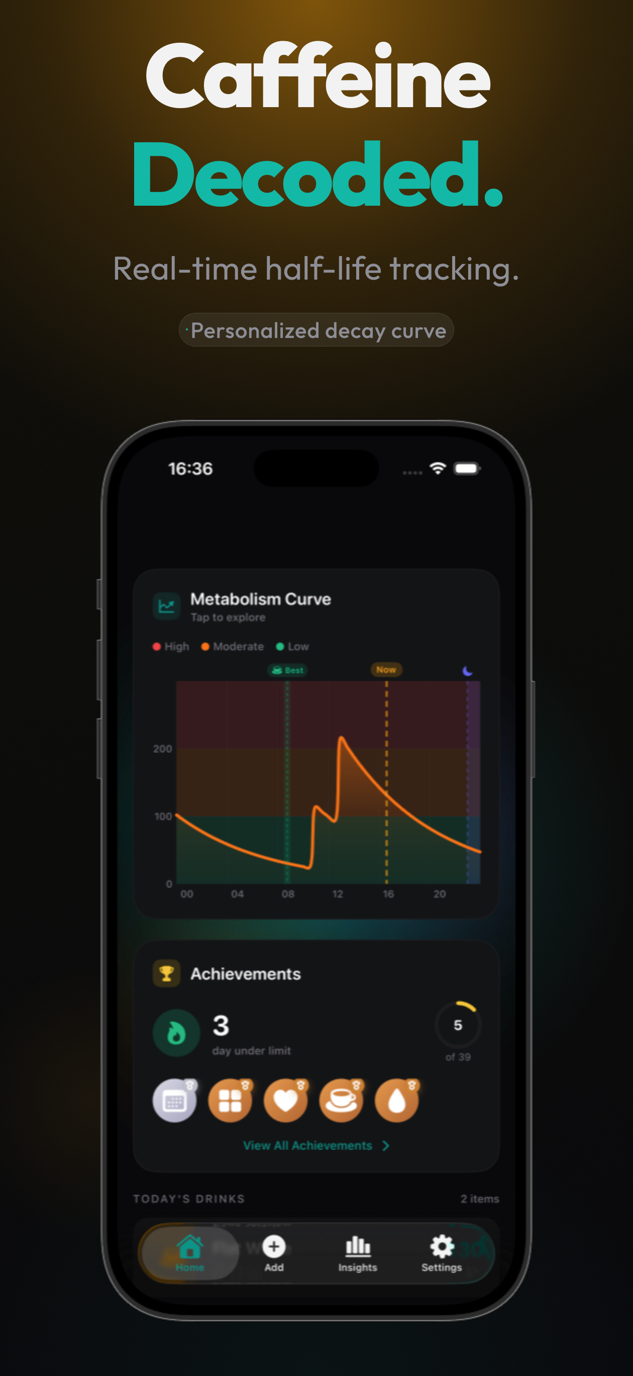 CaffeineMate: Caffeine Tracker screenshot 4