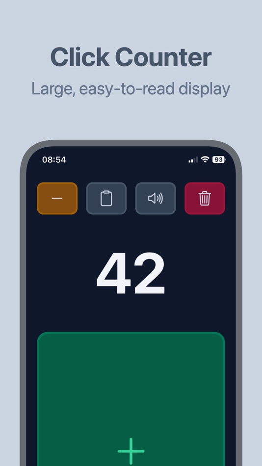 #2. Tally Counter Click! (iOS) 来自: Aleksei Khaliapin