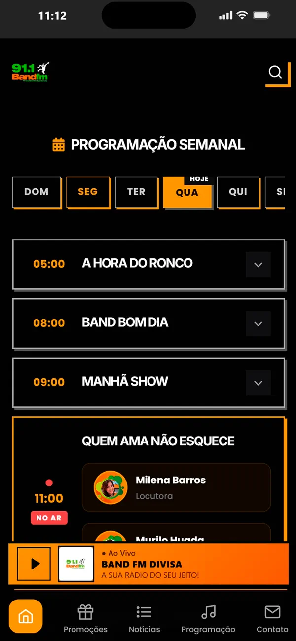 Screenshot #2 pour Band FM Divisa