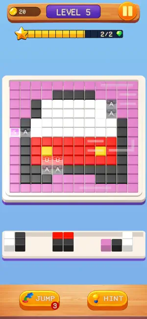 Pixel Block Jam Puzzle screenshot 3