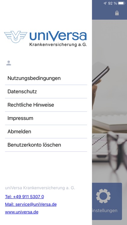 uniVersa RechnungsApp