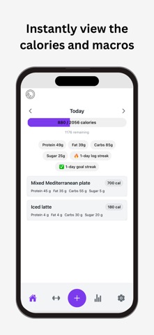 CaptureCal – Log Calories Fast Screenshot 2 of 5
