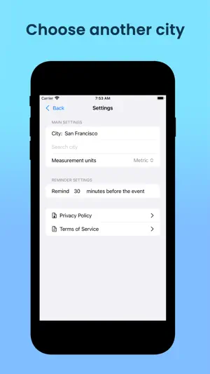 Sunrise Sunset Alarm Clock screenshot 3