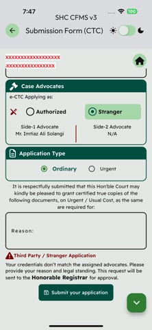 SHC Case Flow Management Screenshot 10 of 10