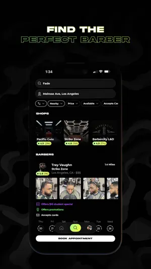 theCut: Find & Book Barbers screenshot 4