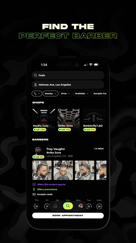 #4. theCut: Find & Book Barbers (iOS) By: theCut Inc