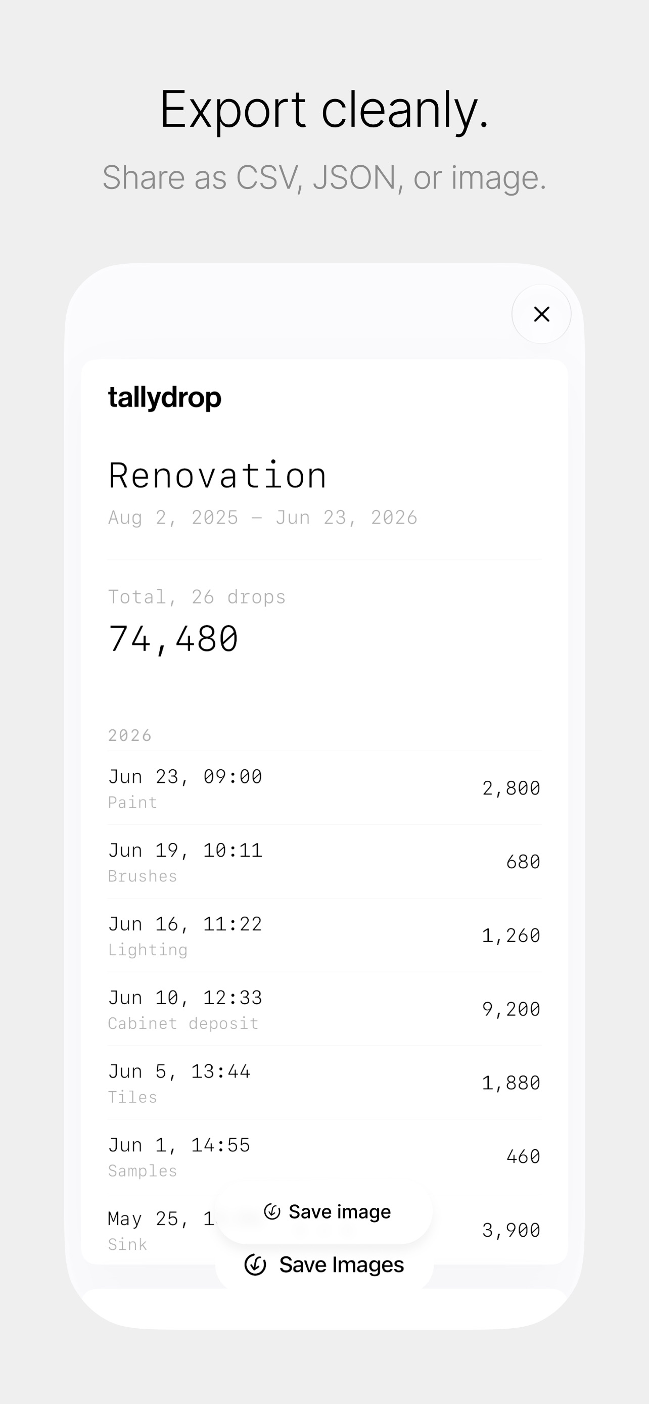 Screenshot 5 of tallydrop