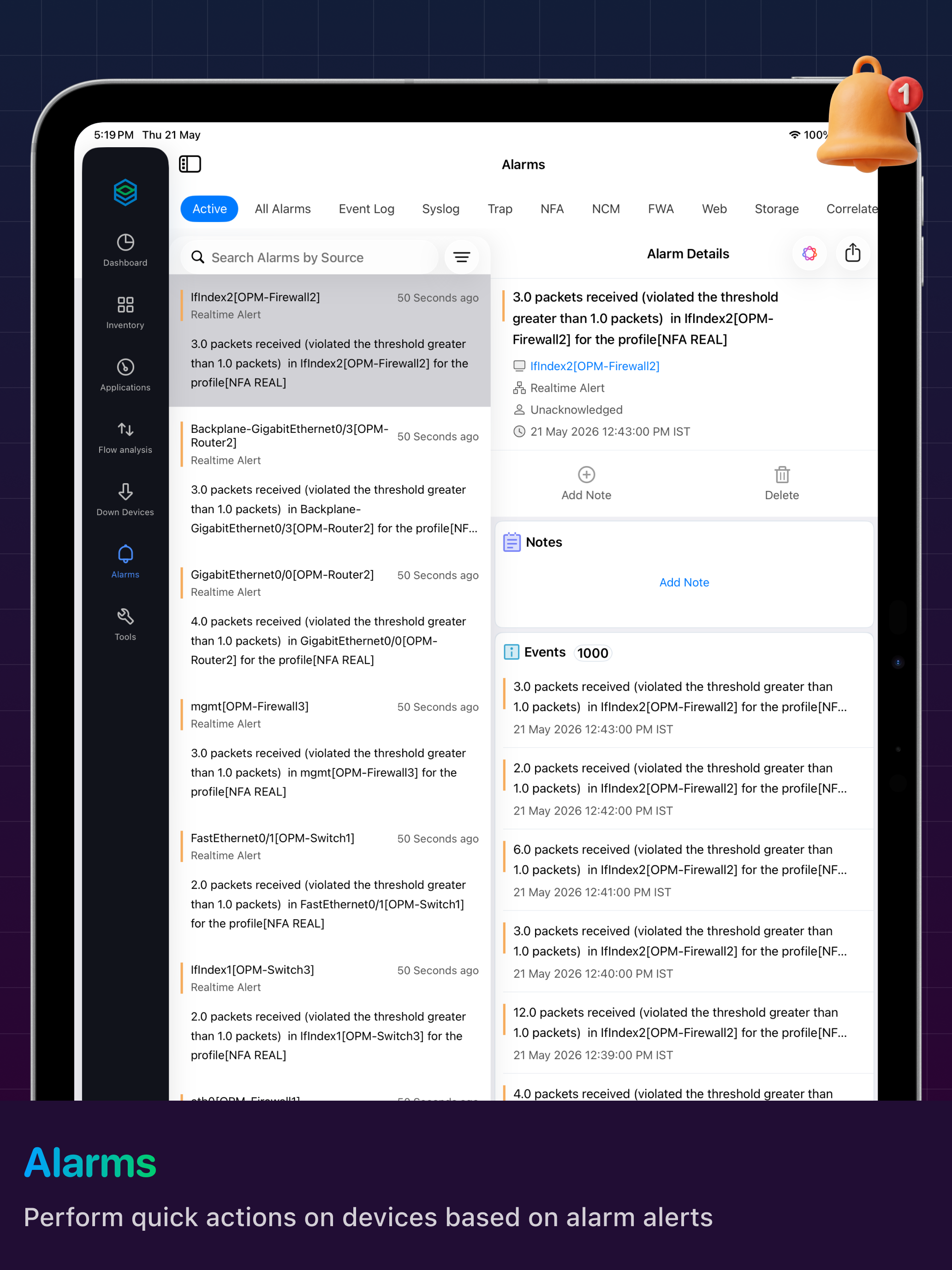 OpManager Nexus | On-Premises