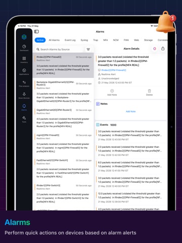 OpManager Nexus | On-Premises iPad screenshot