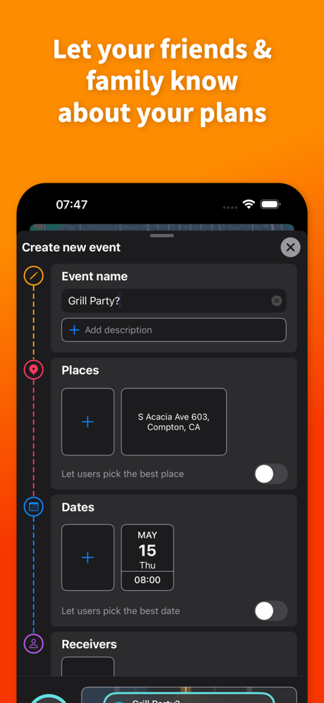 BTW: Share your Plans & RSVP screenshot 3