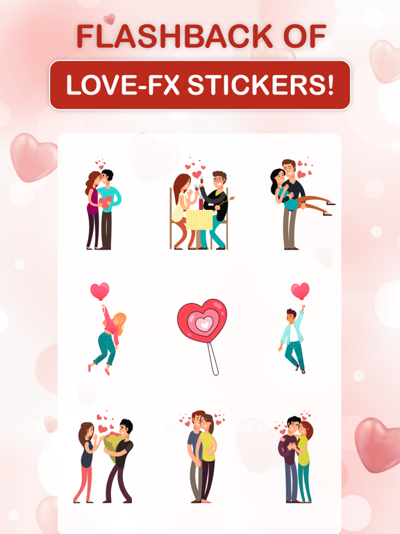 Screenshot #5 pour Flashback of Love -FX Stickers