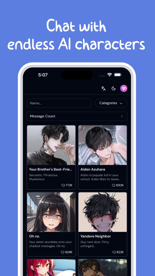 #1. Sakura - Chat with AI Bots (iOS) 由: Sakura AI, LLC