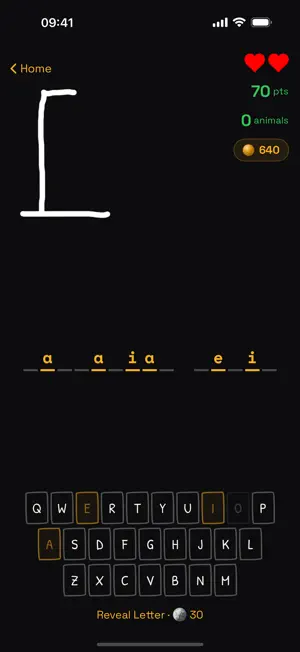 Hangman: Animal Edition screenshot 2