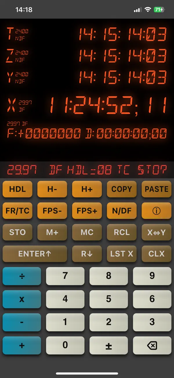 #3. TimecodeRPN (iOS) By: Denis Leconte