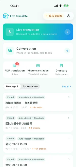 Live Translate: Subtitles, PDF screenshot 1