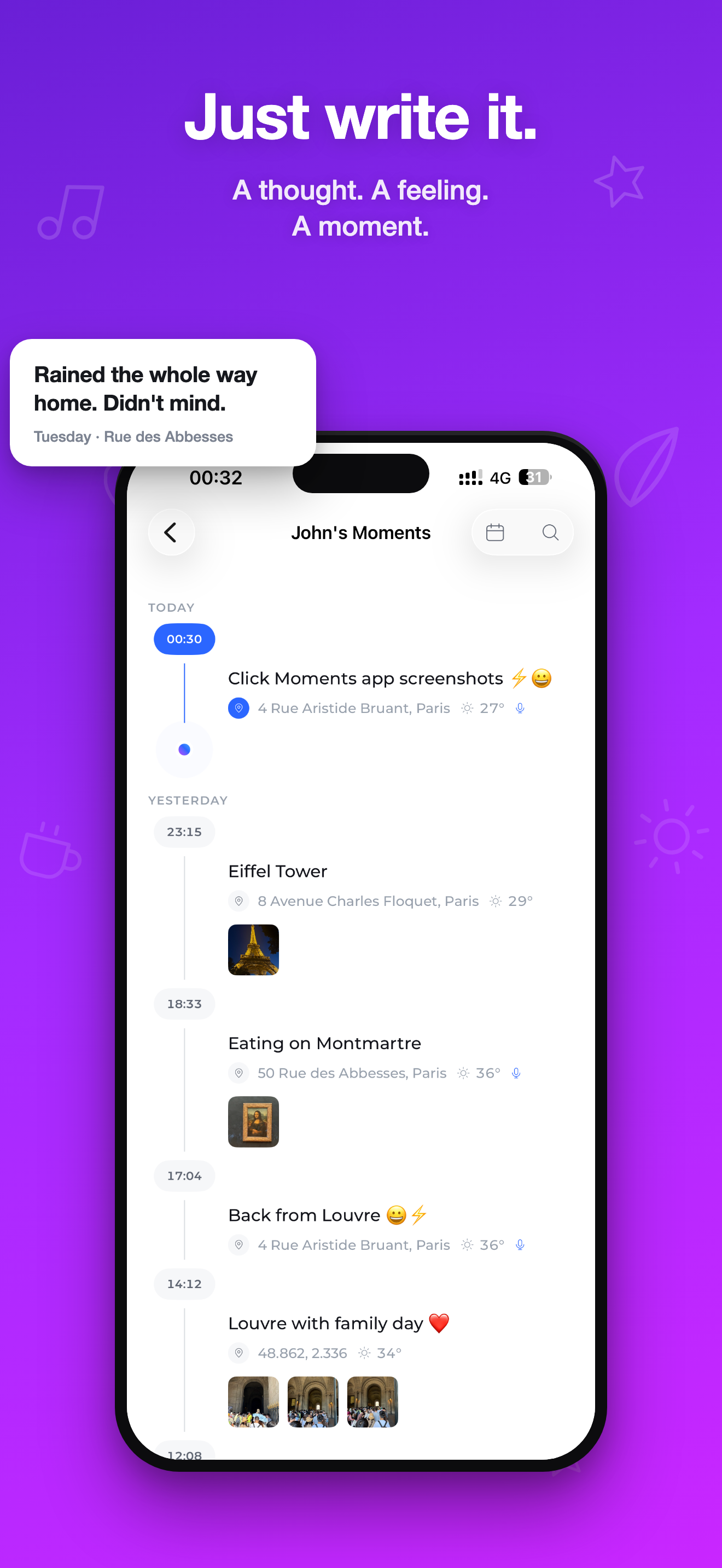 Click Moments screenshot 2