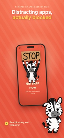 Zebra: Focus & Screen Time Screenshot 4 of 5