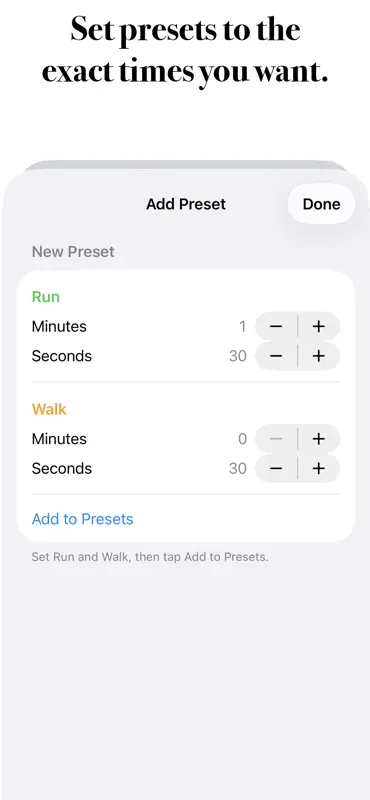 RunWalkTimer screenshot 6 of 7