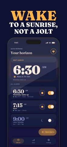 Rizen: Alarm & Micro Workouts screenshot