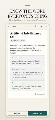 TopicLingo — Trending Words iPhone screenshot