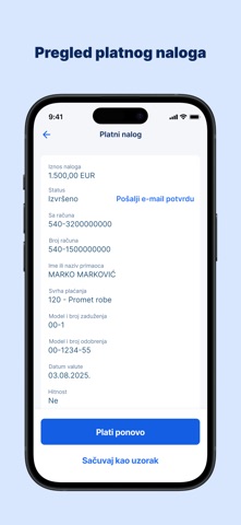 Erste mBanking Crna Gora screenshot 7